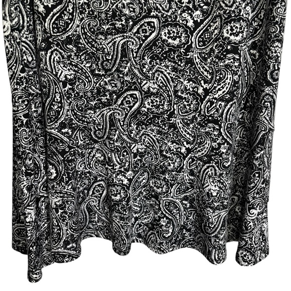 Kim Rogers Curvy Tiered Midi Skirt Size 1X A-Line Boho Office Dressy - Picture 7 of 12